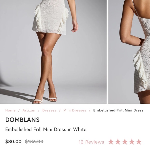 Oh Polly embellished mini dress - Picture 2 of 9